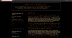 Desktop Screenshot of hockeyincolorado.blogspot.com