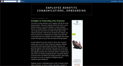 Desktop Screenshot of employeebenefitscommunication.blogspot.com