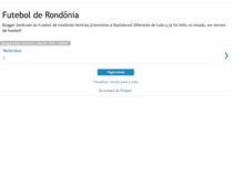 Tablet Screenshot of futebolderondonia.blogspot.com