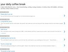 Tablet Screenshot of dailycoffeebreak.blogspot.com