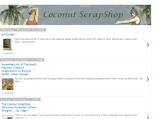Tablet Screenshot of coconutscrapbooking.blogspot.com