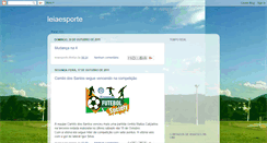 Desktop Screenshot of leiaesporte.blogspot.com