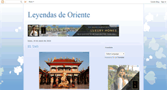 Desktop Screenshot of leyendas-de-oriente.blogspot.com