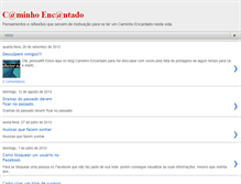 Tablet Screenshot of caminhoencantado.blogspot.com