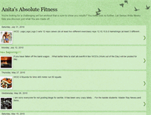 Tablet Screenshot of anitafitness.blogspot.com