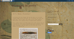 Desktop Screenshot of drowninginpretty.blogspot.com