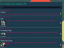Tablet Screenshot of mysimpleyetchaoticlife.blogspot.com