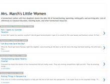 Tablet Screenshot of mrsmarchslittlewomen.blogspot.com