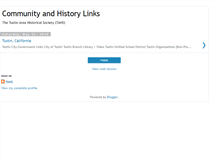 Tablet Screenshot of communityandhistorylinks.blogspot.com