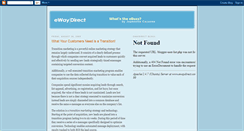 Desktop Screenshot of ewaydirectebuzz.blogspot.com