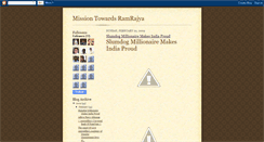 Desktop Screenshot of missionramrajya.blogspot.com