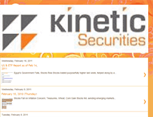 Tablet Screenshot of kineticsecurities.blogspot.com