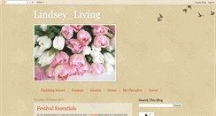 Desktop Screenshot of lindsey-living.blogspot.com