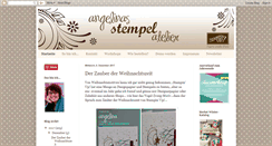 Desktop Screenshot of angelinas-stempel-atelier.blogspot.com