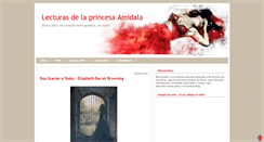 Desktop Screenshot of lecturas-de-la-princesa-amidala.blogspot.com