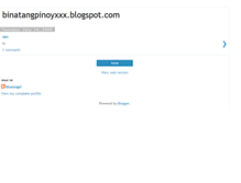 Tablet Screenshot of binatangpinoyxxx-blueangel.blogspot.com