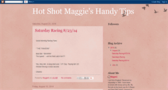 Desktop Screenshot of hotshotmaggieshandytips.blogspot.com