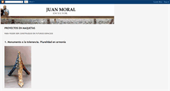 Desktop Screenshot of juanmoralproyectos.blogspot.com