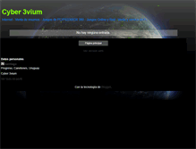 Tablet Screenshot of cyber-trivium.blogspot.com