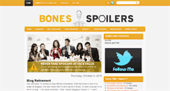 Desktop Screenshot of bonesspoilers.blogspot.com