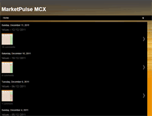 Tablet Screenshot of marketpulse-mcx.blogspot.com