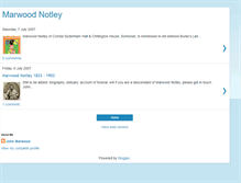 Tablet Screenshot of marwoodnotley.blogspot.com