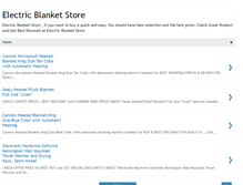 Tablet Screenshot of electricblanketstore.blogspot.com