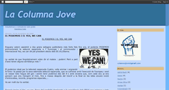 Desktop Screenshot of lacolumnajove.blogspot.com