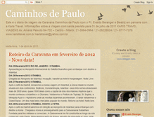 Tablet Screenshot of evaldo-caminhosdepaulo.blogspot.com