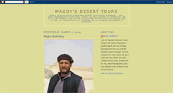 Desktop Screenshot of magdys-desert-tours.blogspot.com