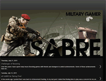 Tablet Screenshot of militarygamer.blogspot.com