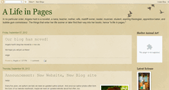 Desktop Screenshot of alifeinpages.blogspot.com