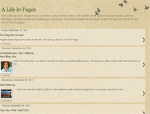 Tablet Screenshot of alifeinpages.blogspot.com