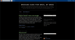 Desktop Screenshot of brosubs.blogspot.com