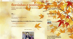 Desktop Screenshot of florzinhasepontinhos.blogspot.com