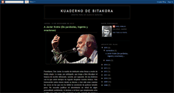 Desktop Screenshot of kuadernodebitakora.blogspot.com