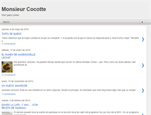 Tablet Screenshot of monsieurcocotte.blogspot.com