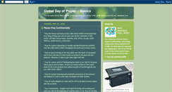 Desktop Screenshot of globaldayofprayermex.blogspot.com