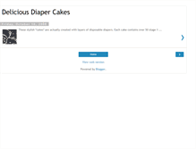 Tablet Screenshot of deliciousdiapercakes.blogspot.com