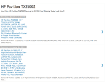 Tablet Screenshot of hppaviliontx2500z.blogspot.com