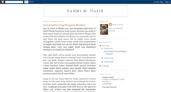 Desktop Screenshot of fahminasir.blogspot.com