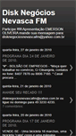 Mobile Screenshot of disknegociosnevascafm.blogspot.com