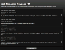 Tablet Screenshot of disknegociosnevascafm.blogspot.com