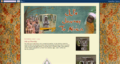 Desktop Screenshot of jjsjourneytoafrica.blogspot.com