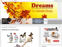 Tablet Screenshot of dreamsfreeembroidery.blogspot.com