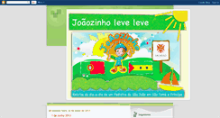 Desktop Screenshot of joaozinholeveleve.blogspot.com