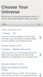 Mobile Screenshot of chooseyouruniverse.blogspot.com