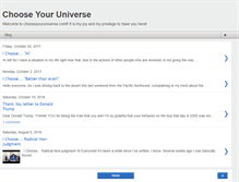 Tablet Screenshot of chooseyouruniverse.blogspot.com