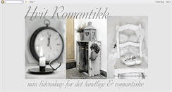 Desktop Screenshot of hvit-romantikk.blogspot.com