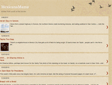 Tablet Screenshot of mexicanamama.blogspot.com